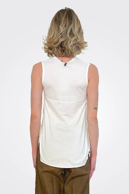 Cut Edge Tank - Natural
