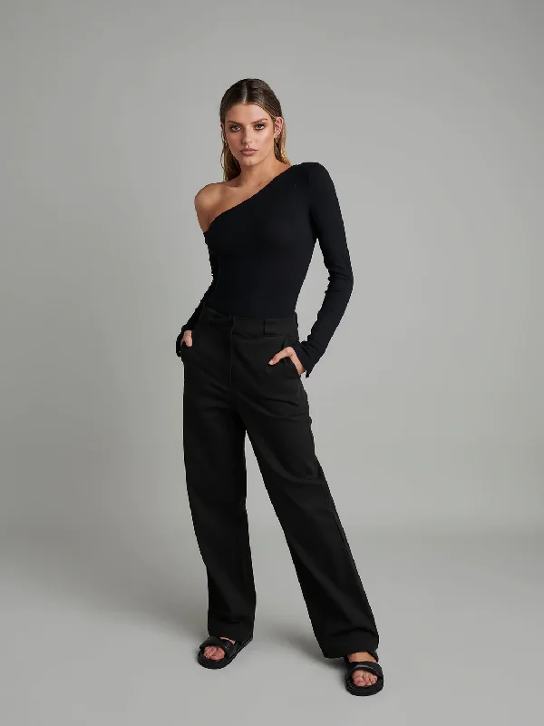 BAYSE BRAND Womens Maddison Bodysuit Black