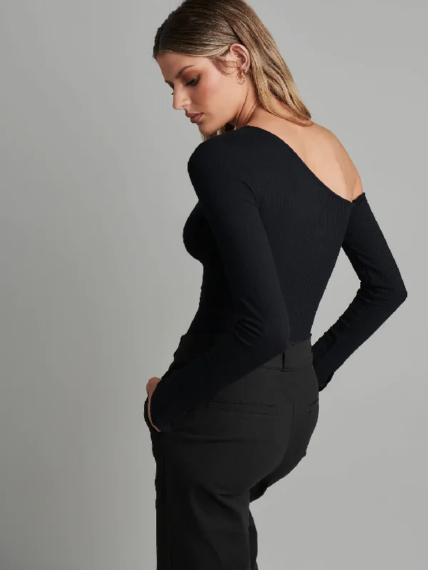 BAYSE BRAND Womens Maddison Bodysuit Black